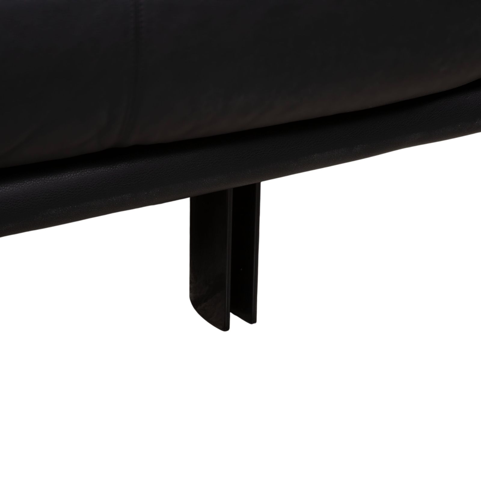 B&B Italia Alanda Leather Two Seater Black Sofa Manual Function photo 3241.0