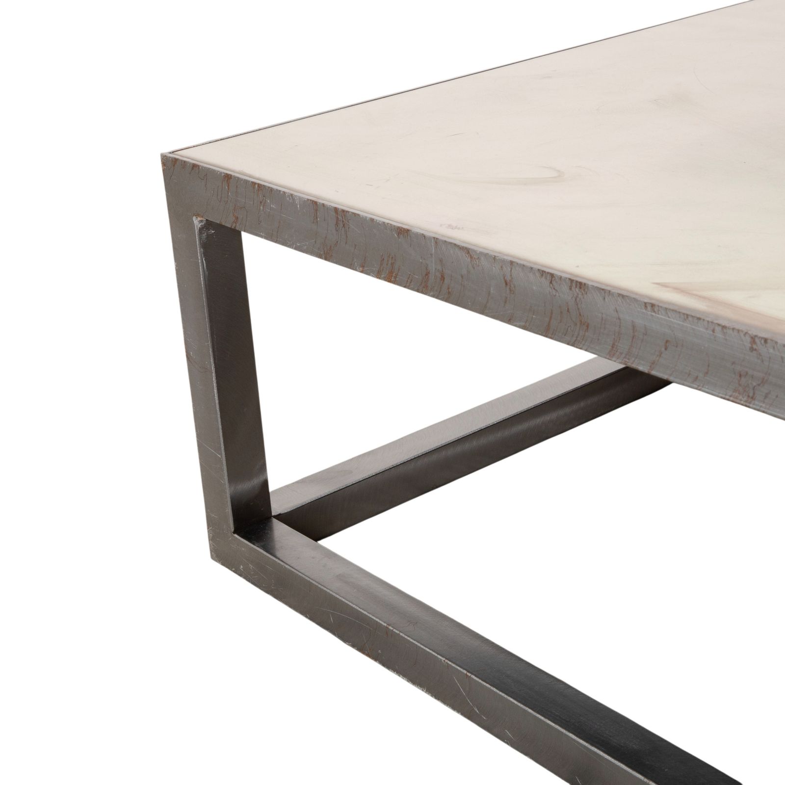 Baxter Infinity Metal Coffee Table Silver photo Meubels