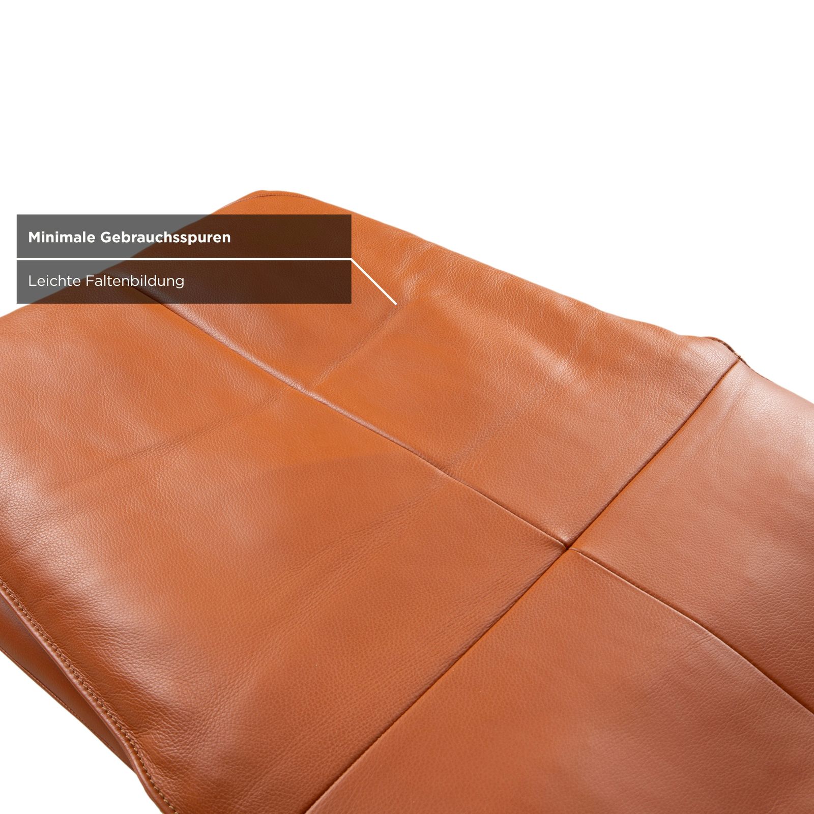 photo for sale Fauteuil FSM Unus en cuir et chrome, cognac, fonction manuelle