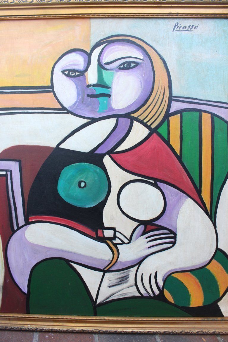 Pablo Picasso Olieverfschilderij Blue Period photo Kunst