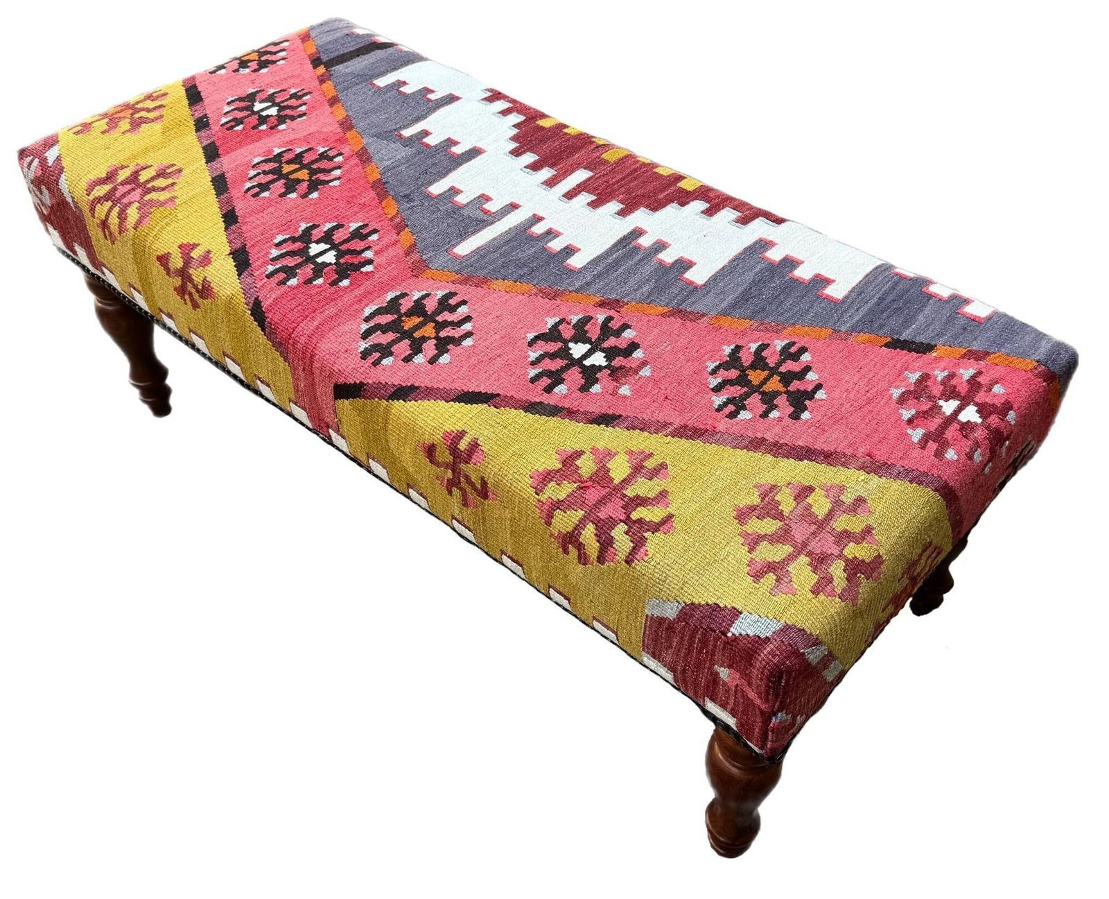 Kilim Beklede Kruk 1,03m X 0,47m X H0,40m