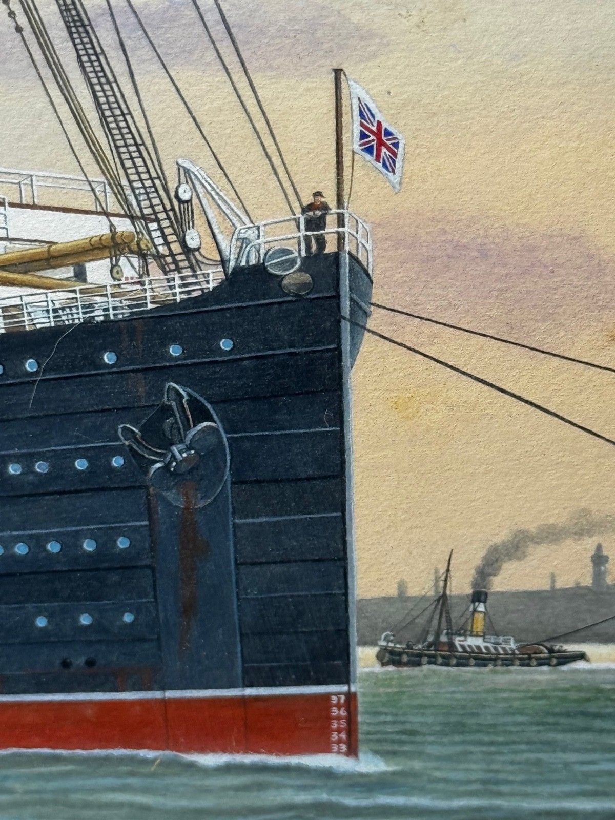 Sisters Of The Mersey Rms Lusitania & Rms Mauretania Marine Masterpiece Painting photo 10000.0