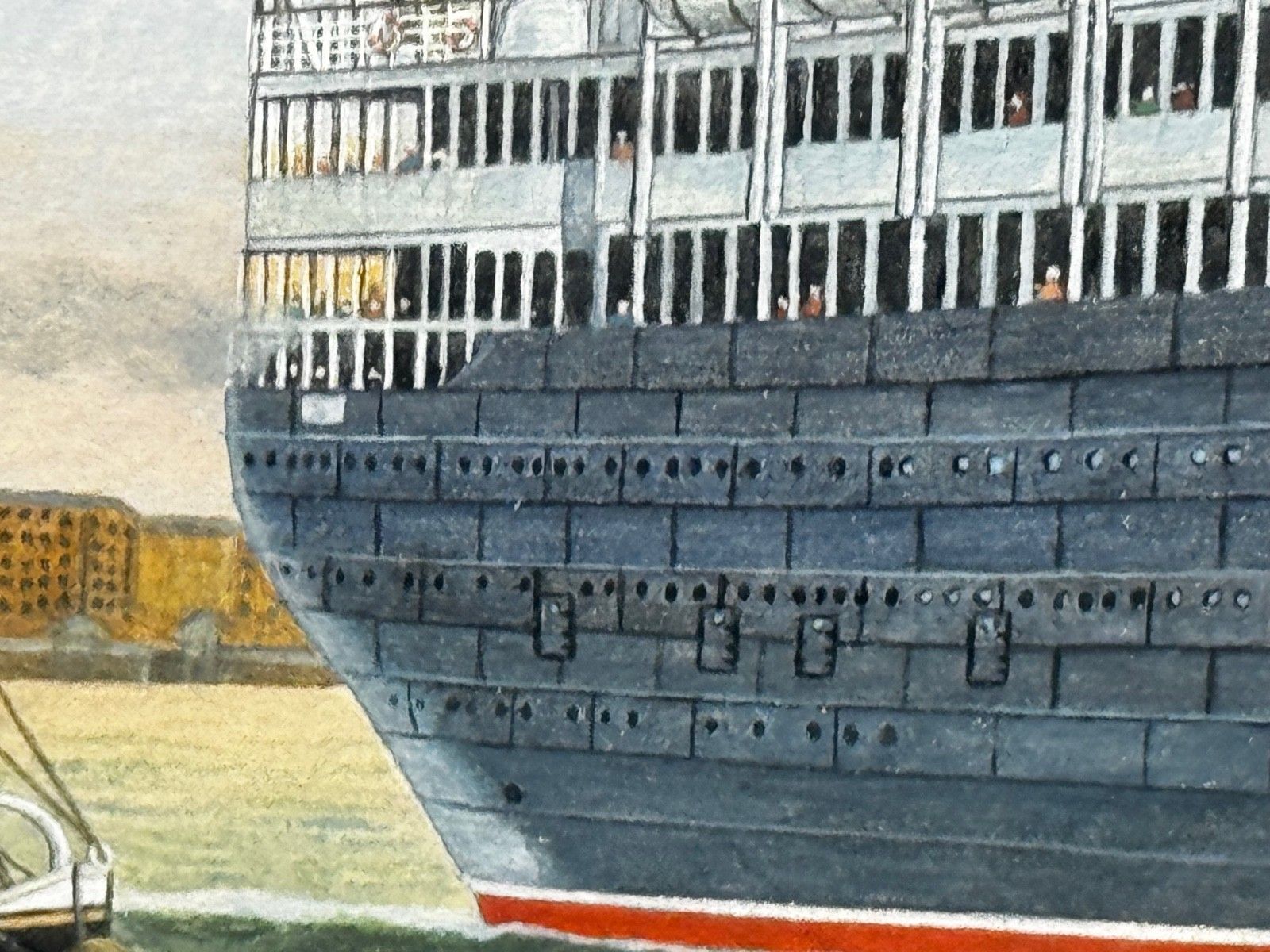 photo buy Sisters Of The Mersey Rms Lusitania & Rms Mauretania Marine Masterpiece Painting