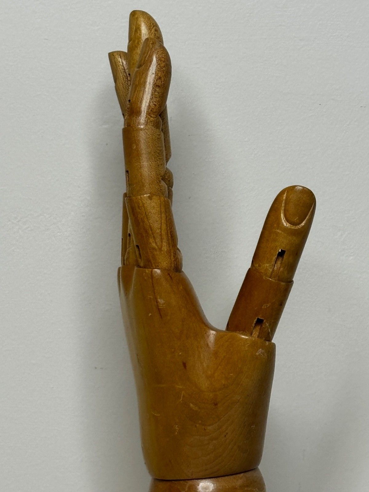 1850.0 Antique Retail Stand Articulated Hand Model For Dents Of Worcester Gloves C1920 photo