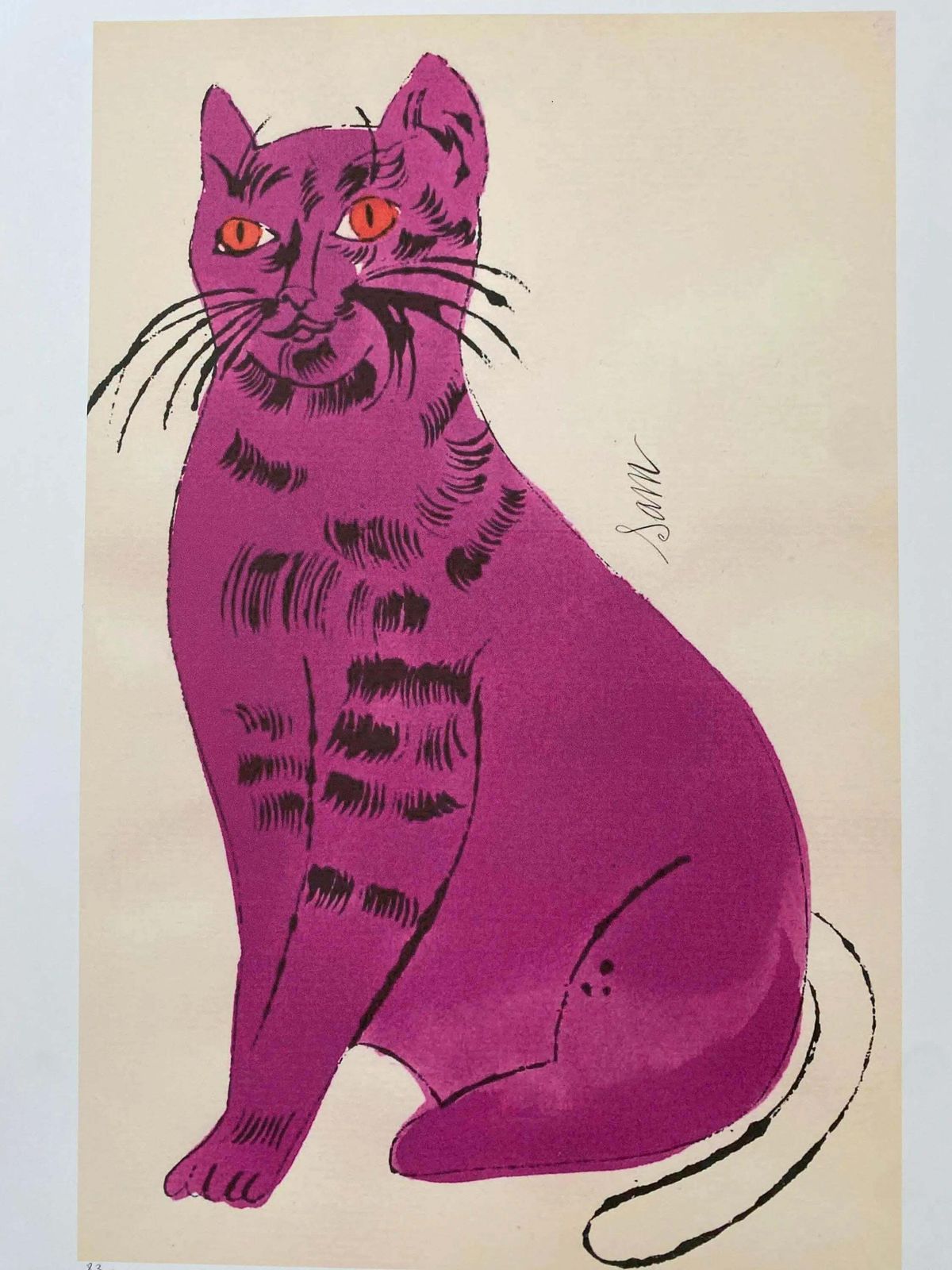 Naar Andy Warhol, Sam, jaren 1980, lithografie photo 1350.0