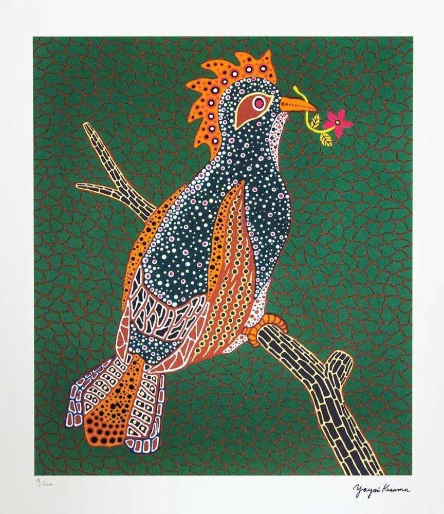 Naar Yayoi Kusama, Dawn, Lithografie, jaren 1990 photo furniture