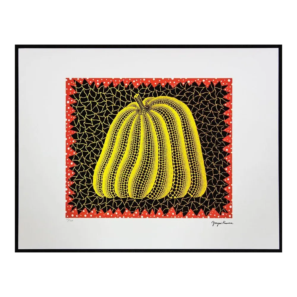 Naar Yayoi Kusama, Pumpkin, Lithografie, jaren 1990