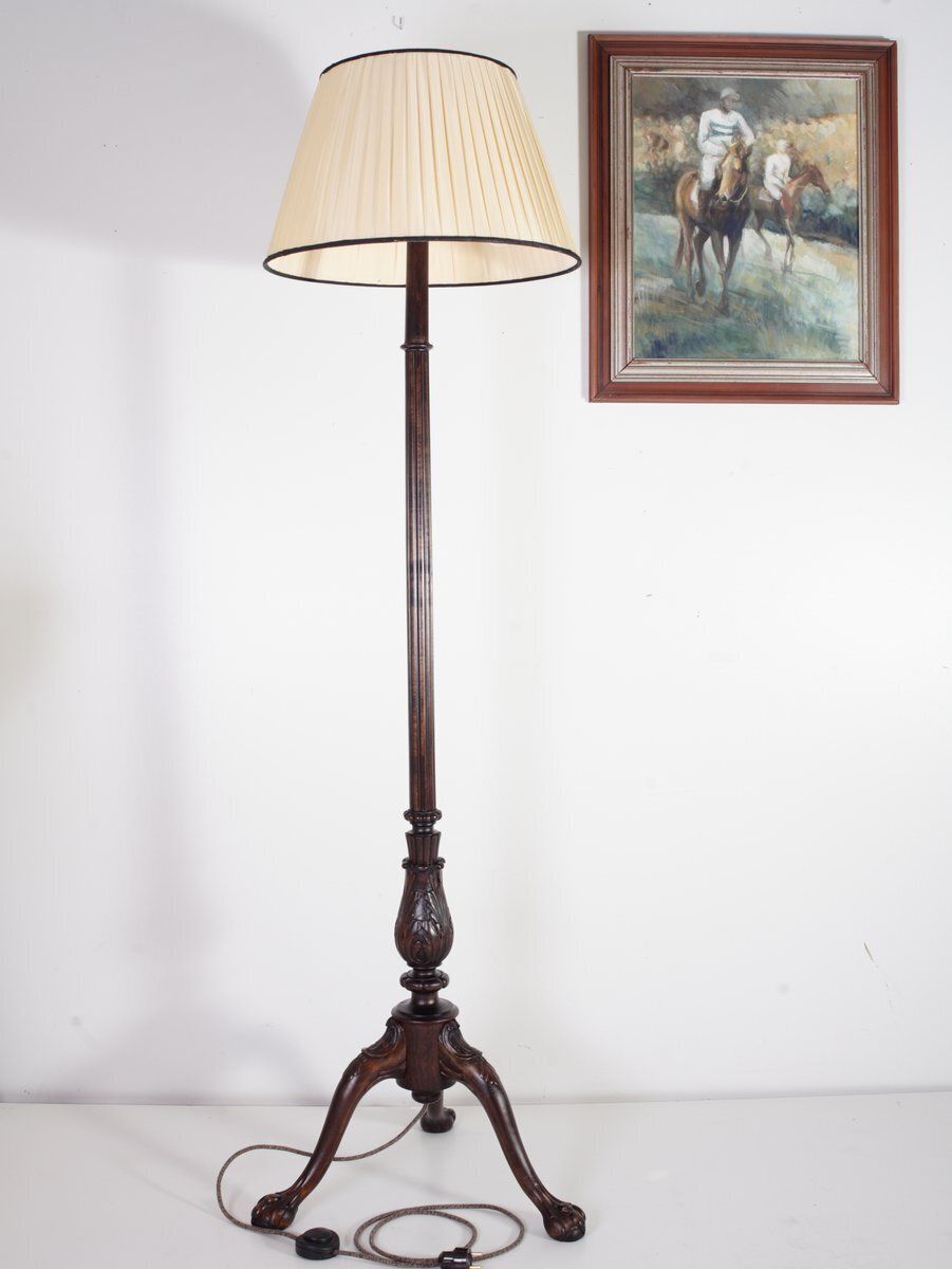 Vloerlamp in Georgische stijl, eind 19e eeuw