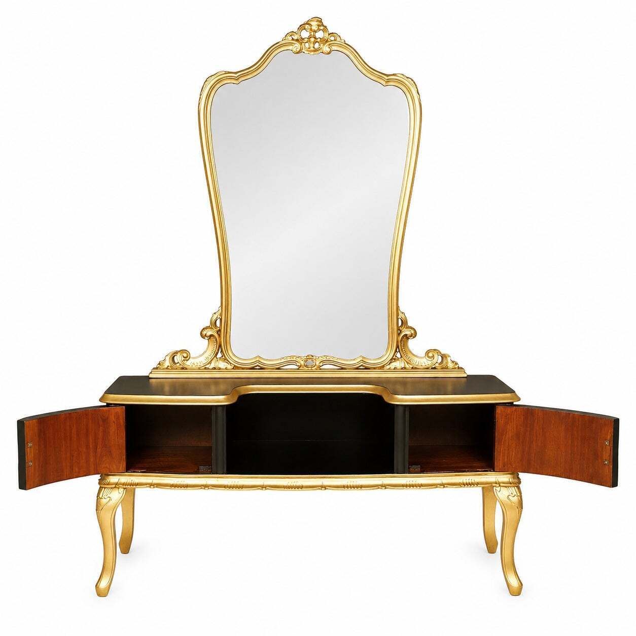 1930s Venetian Cream Lacquered And Gilded Dressing Table By Fratelli Testolini photo for sale