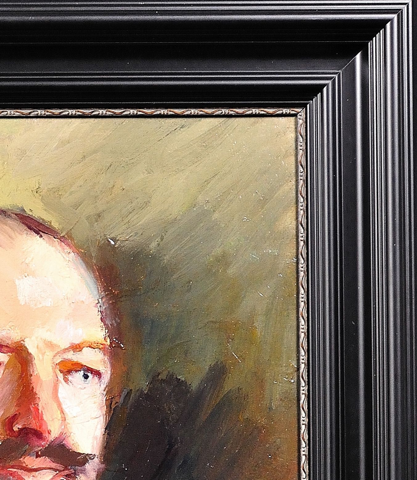 Portrait Of A Gentleman. Signed S Sassoon. George V Period Between The Wars Painting Circa 1920 – 1940. Framed Oil On Canvas. photo vintage