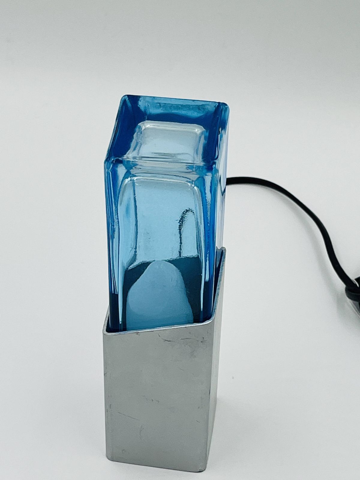 Space Age Glass Block Lamp Murano 1970 photo 113.0