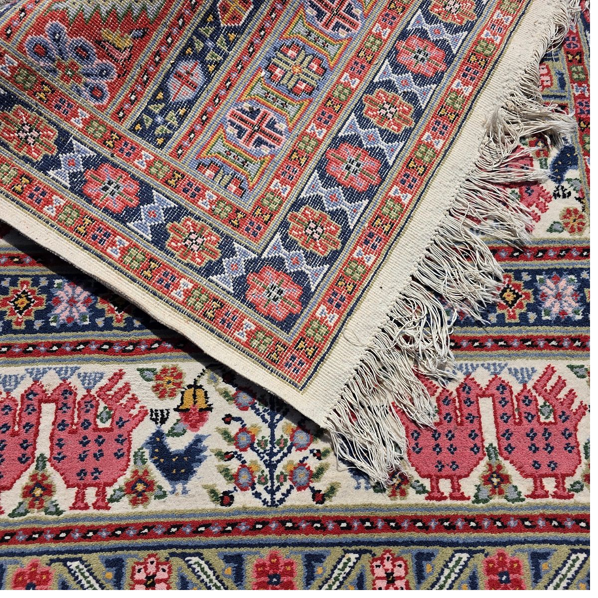 Tapis en laine tunisien noué à la main, seconde moitié du XXe siècle photo 295.0