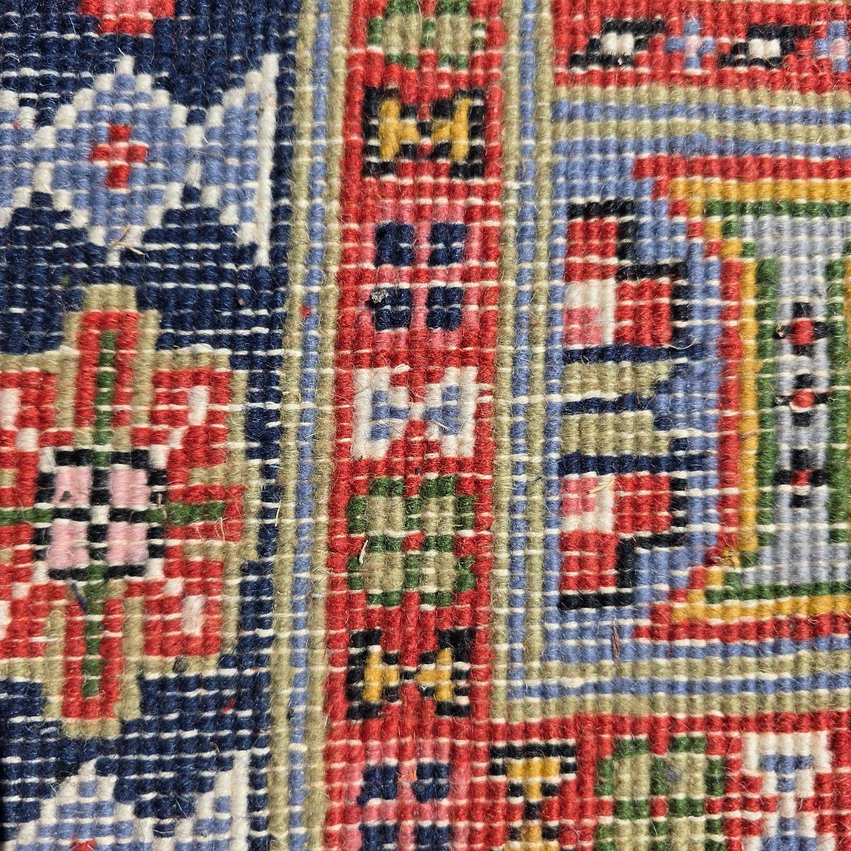 Hand Knotted Tunisian Wool Rug, 2nd Half 1900s photo vinterior