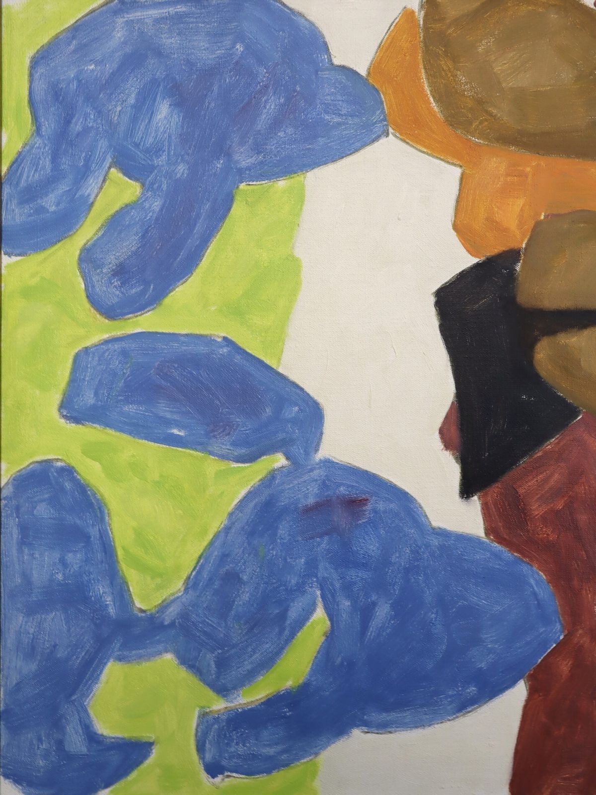 Forms In Motion Oil Painting, Mid 20th Century photo buy