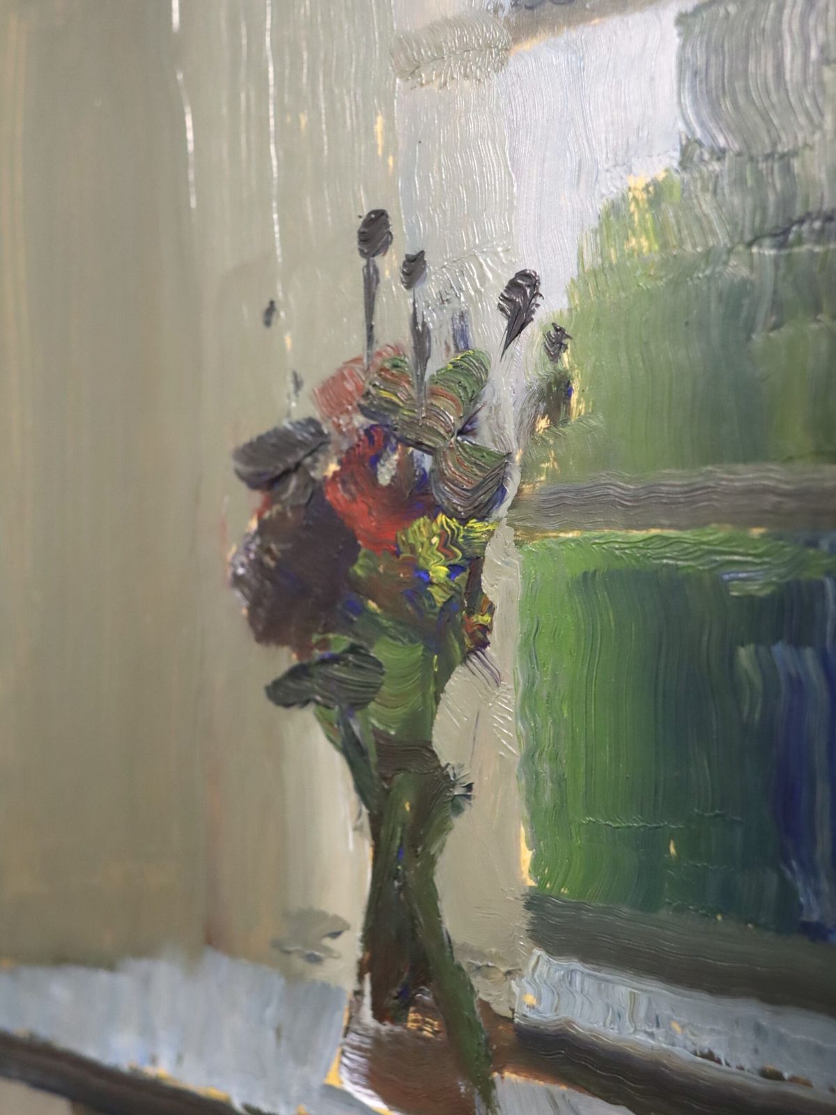 Morning Light, olieverfschilderij, jaren 1950 photo buy