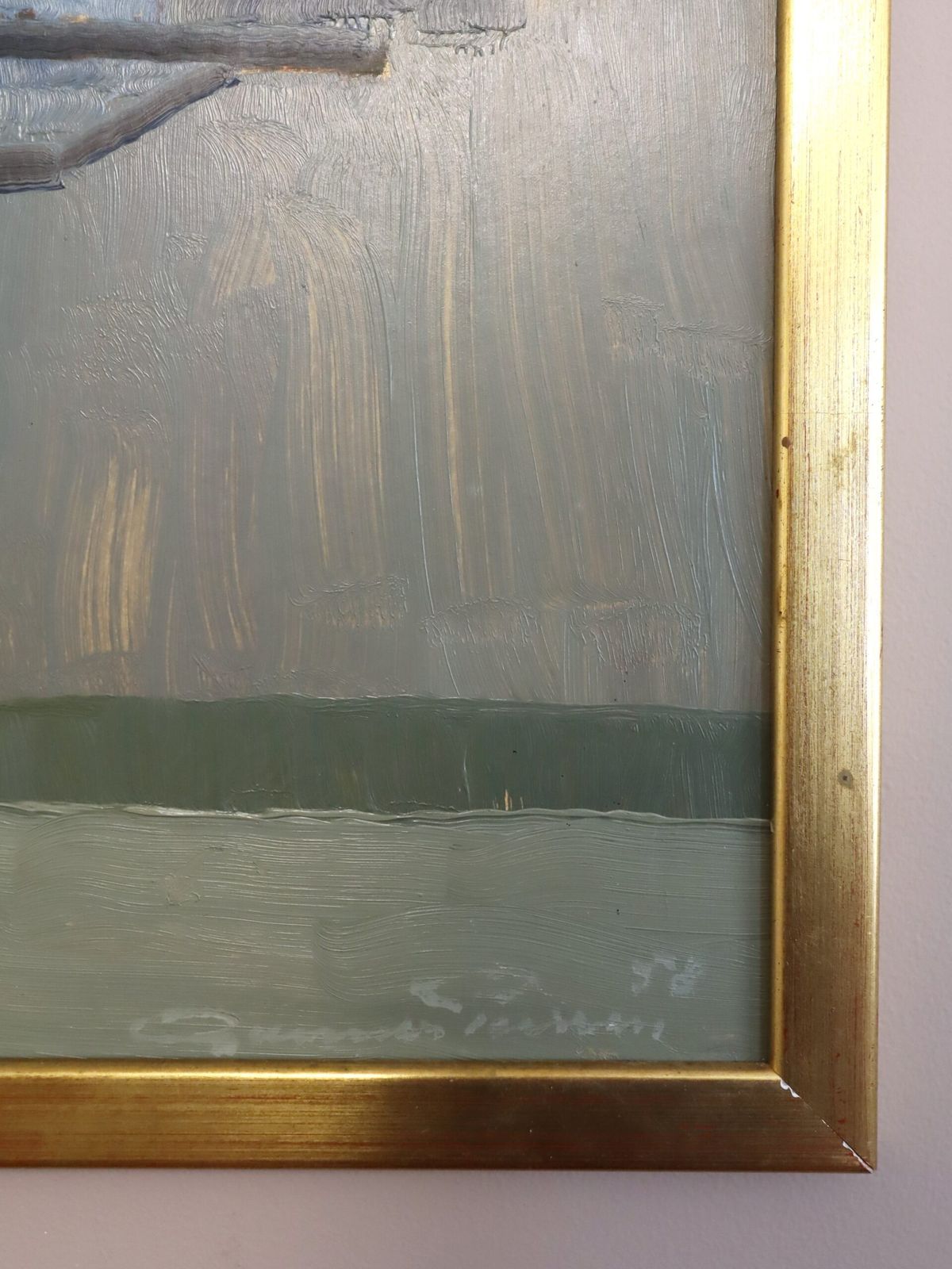 photo furniture Morning Light, olieverfschilderij, jaren 1950