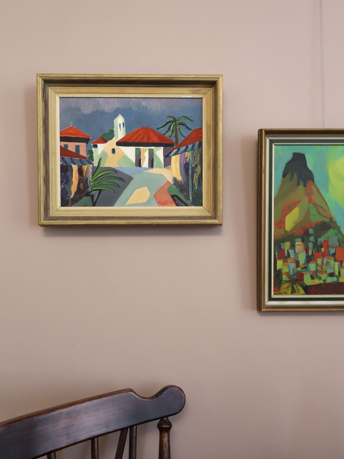 Where The Palms Sway In Oil Onto Canvas photo furniture