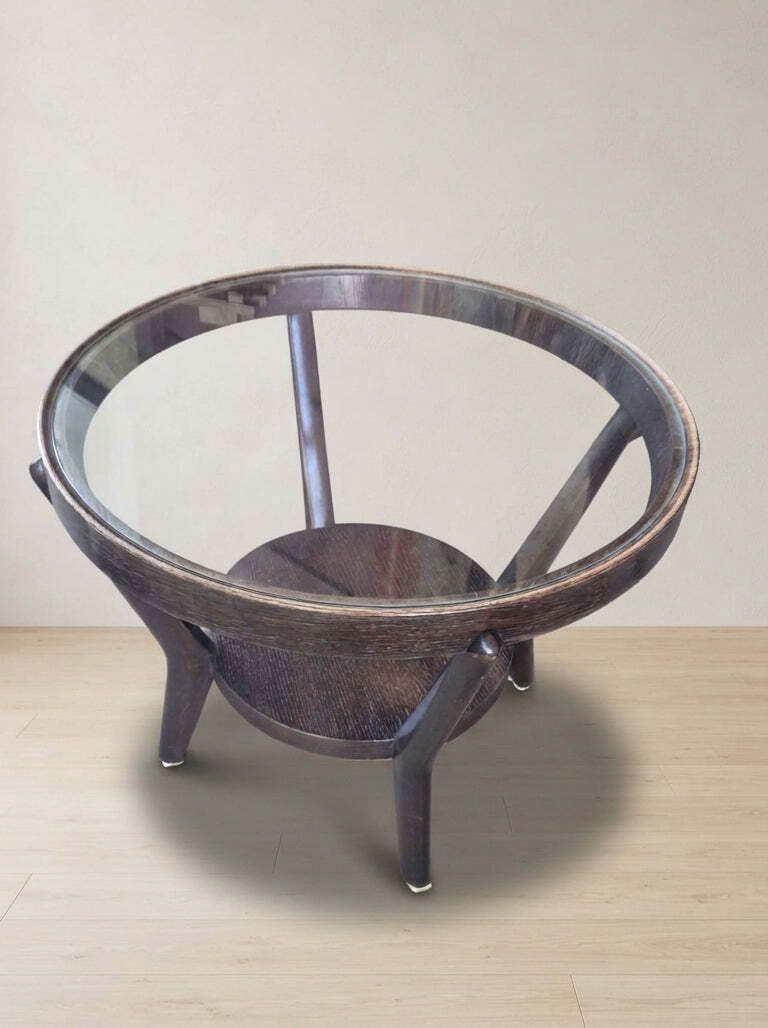 Salontafel van Karel Kozelka & Antonín Kropáček voor Interier Praha, jaren 1940, Tsjecho-Slowakije, 73 × 57 cm photo for sale