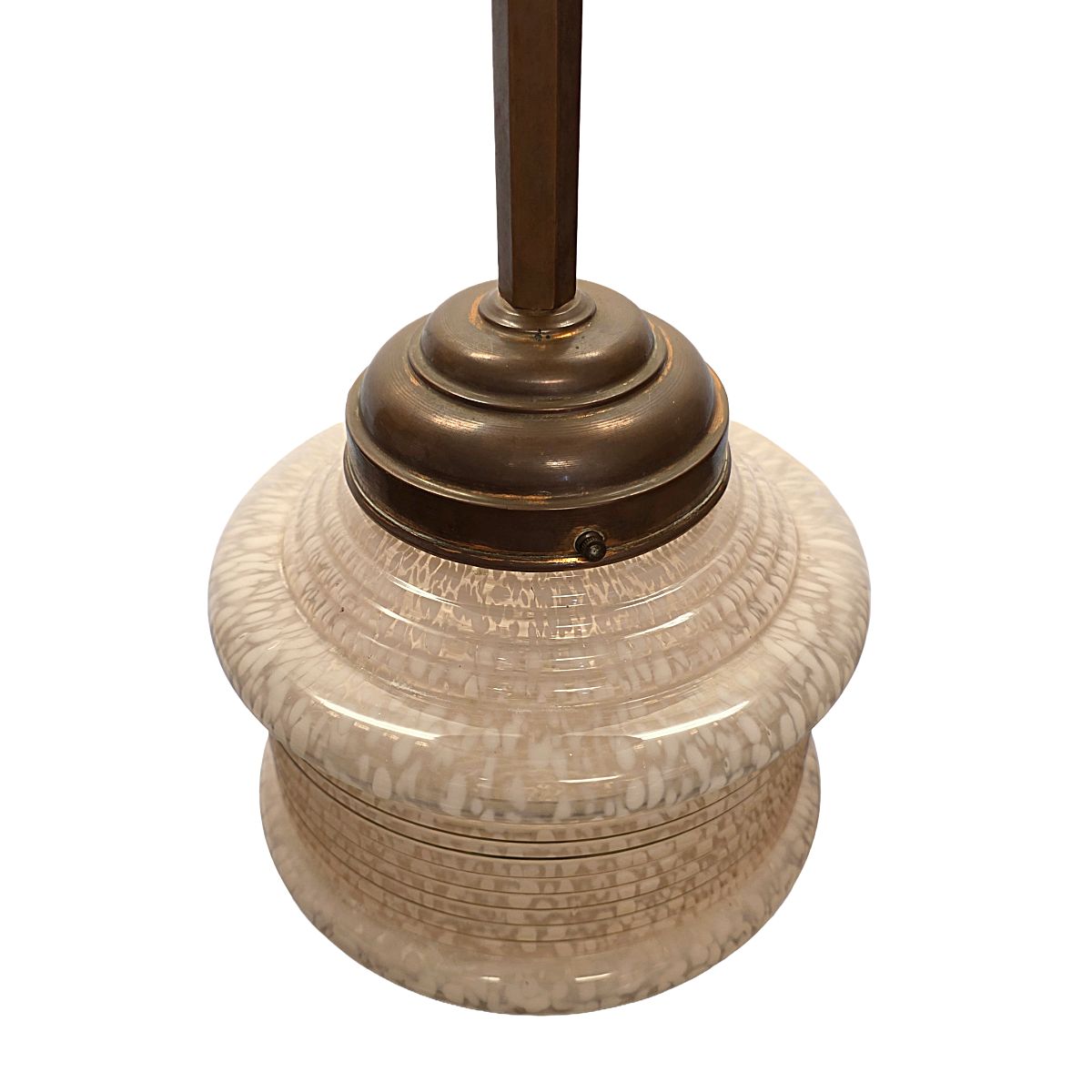 Franse art deco hanglamp, jaren 1930 photo for sale