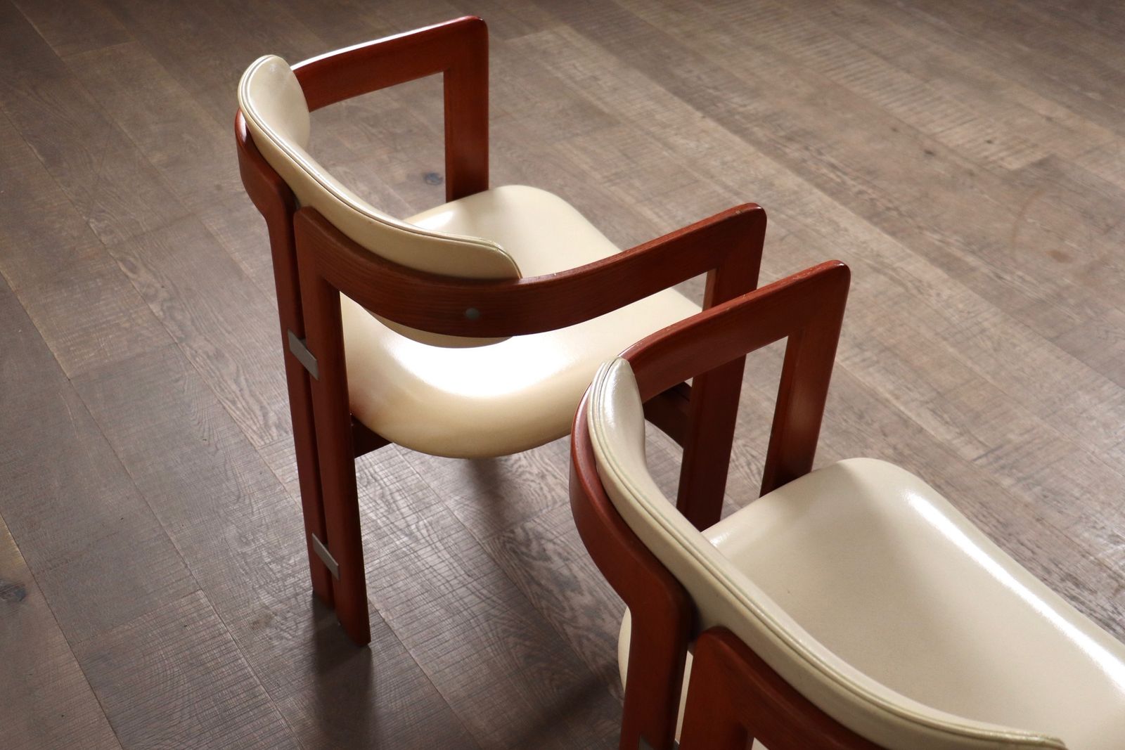 Set van 6 Augusto Savini Pamplona stoelen voor Pozzi, Italië, 1965 photo for sale