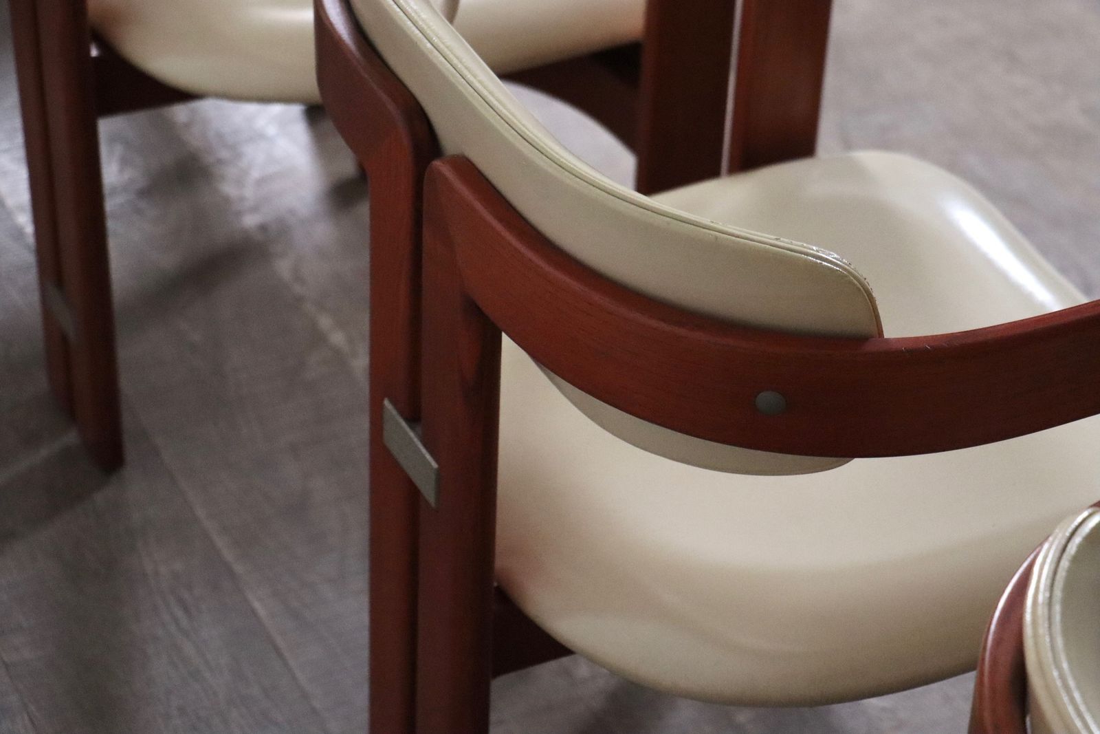 6850.0 Set van 6 Augusto Savini Pamplona stoelen voor Pozzi, Italië, 1965 photo