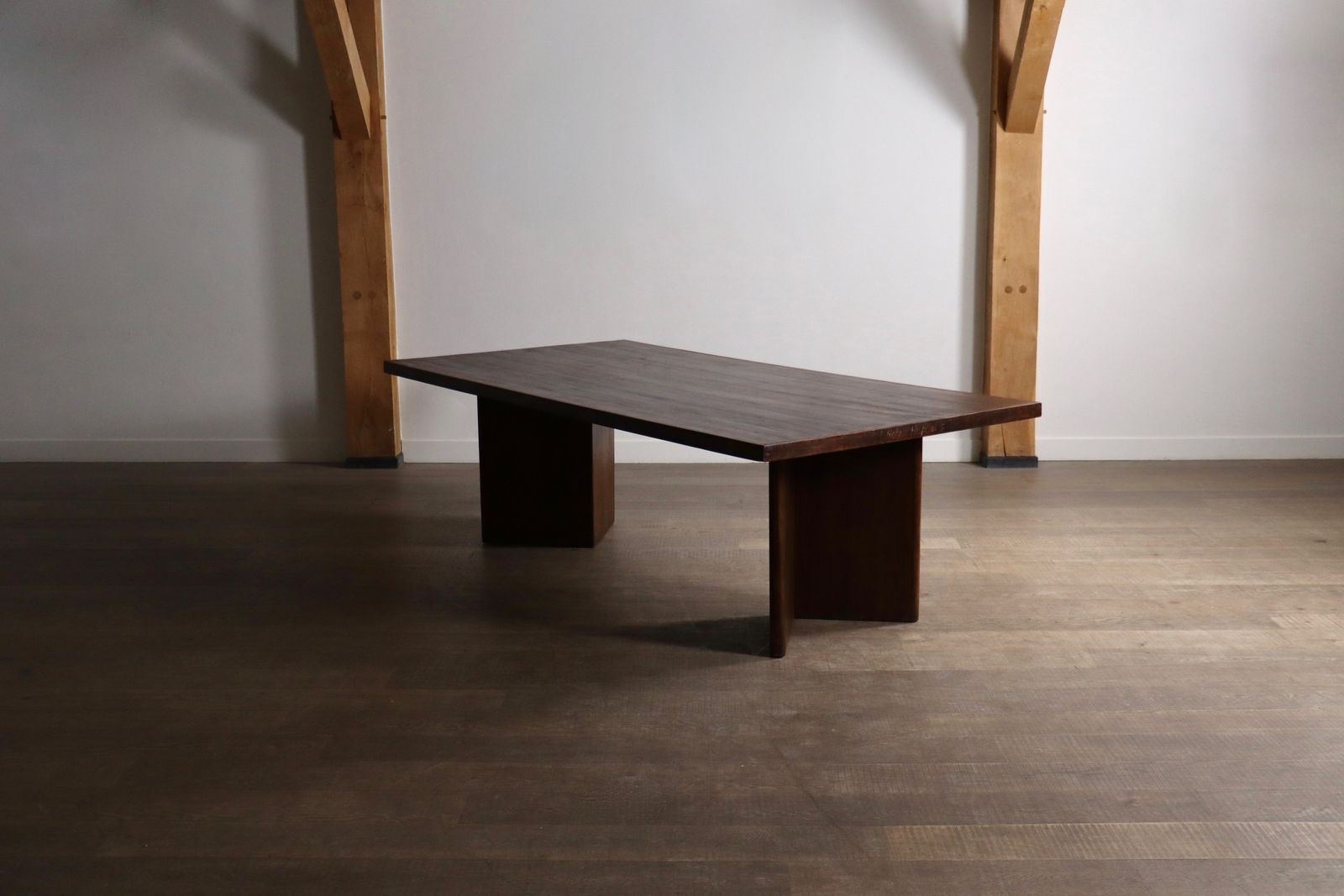Pierre Jeanneret Large Library Table Pj Tat 08 A, Chandigarh, 1955 1956 photo vintage