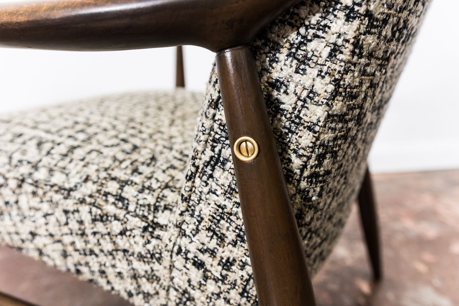 photo for sale Mid Century Armchair Gfm 87 By Juliusz Kędziorek, Gfm, Poland, 1960s