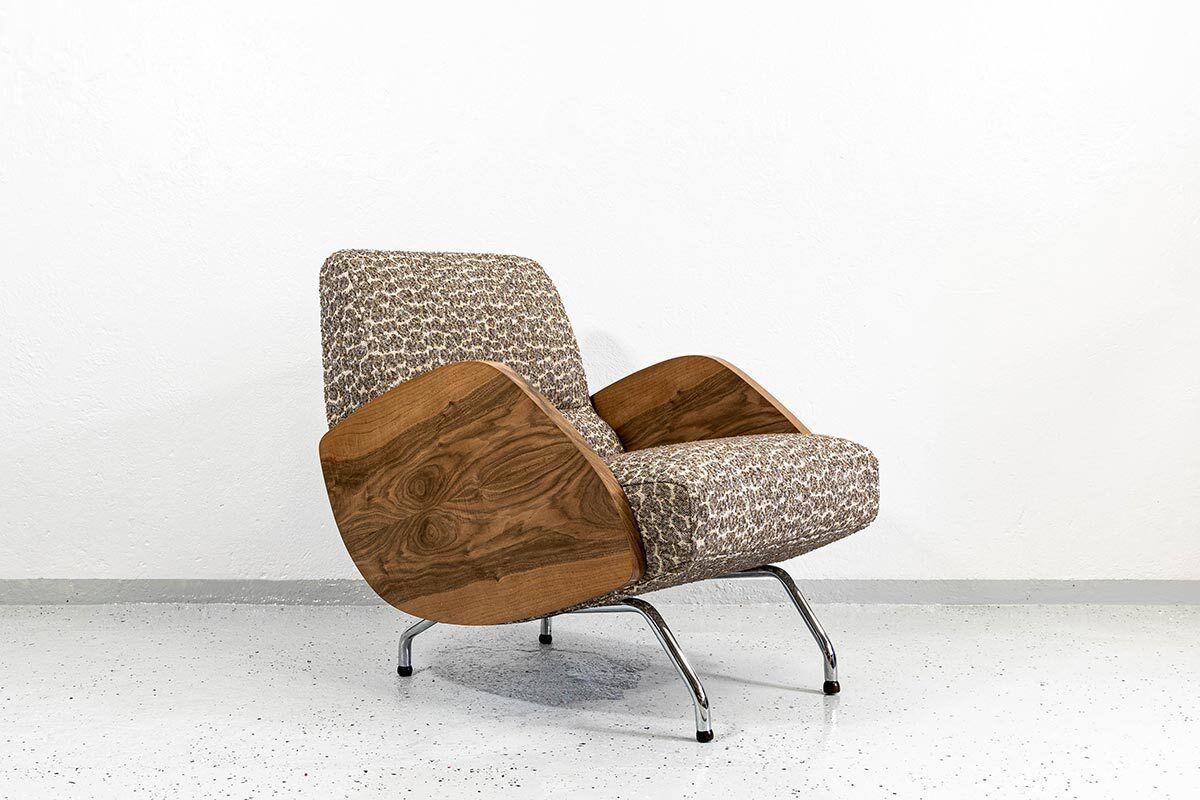 Model "360" Armchair By Janusz Różański, Poland, 1950s photo Furniture