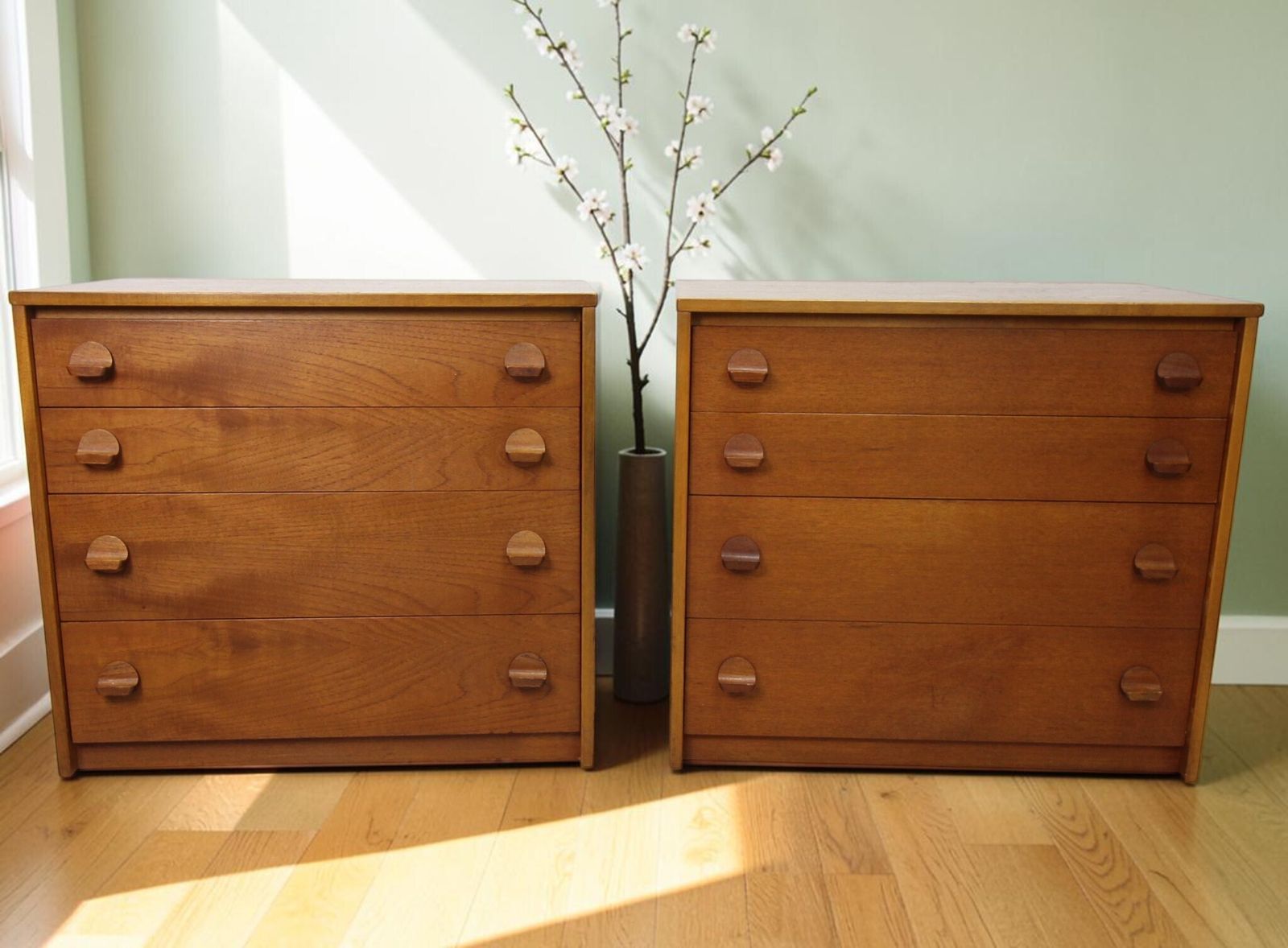 Pair Of Stag Cantata Teak Chest Of Drawers   John & Sylvia Reid, 1960s