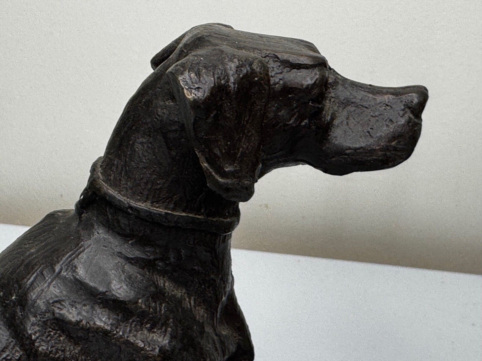 Victorian bronzen groep jachthonden ca. 1860, Franse Animalier sculptuur photo vintage