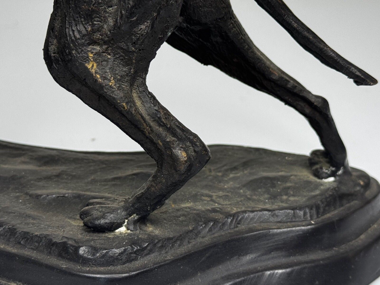 4000.0 Victorian bronzen groep jachthonden ca. 1860, Franse Animalier sculptuur photo
