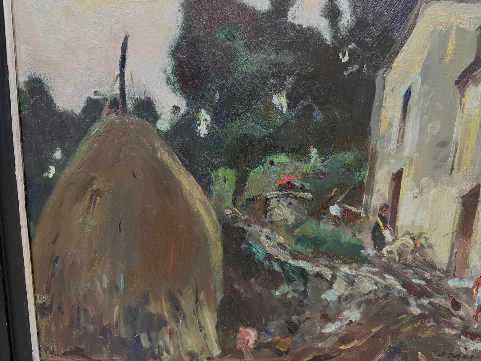Joaquim Mir I Trinxet Catalaans postimpressionistisch landschap in Gualba, Spanje, olieverf op doek 1939 photo buy