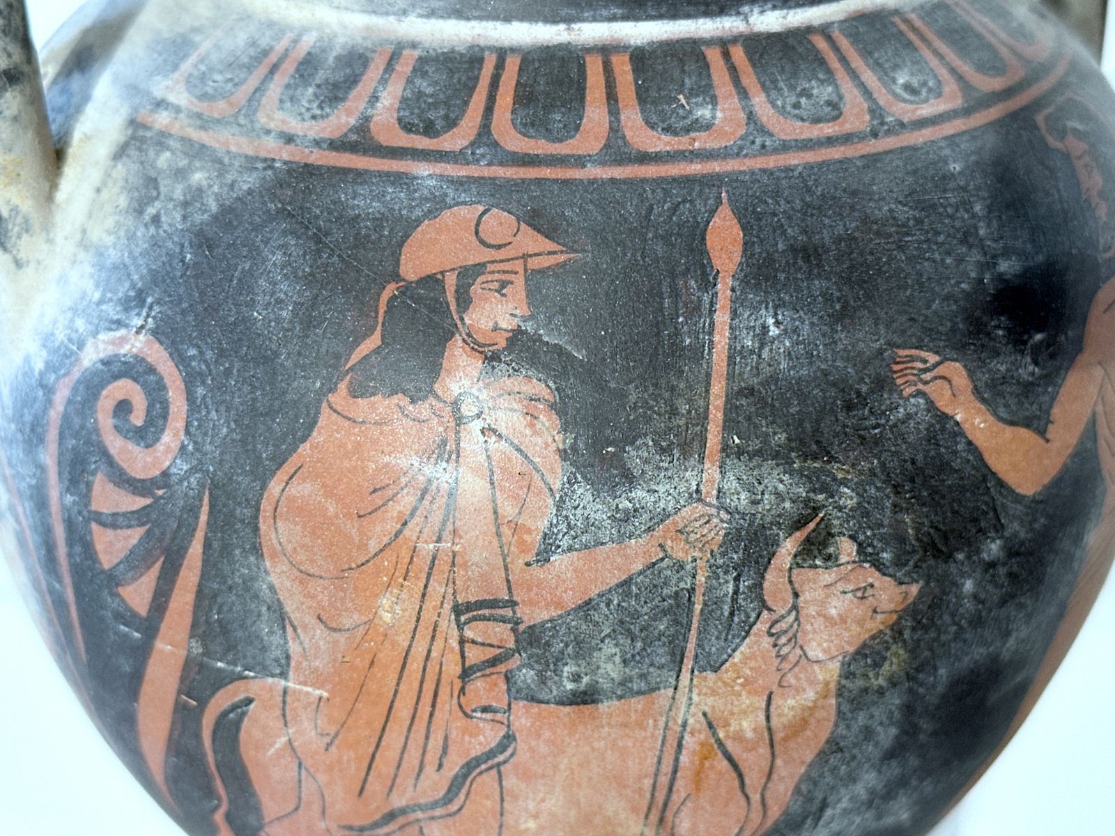 Etruskische Column Krater, Roodfiguur, 4e eeuw v.Chr. photo 4900.0