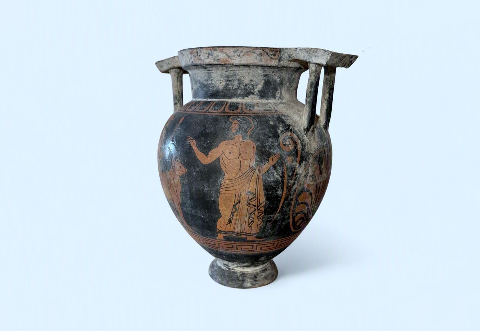 Etruskische Column Krater, Roodfiguur, 4e eeuw v.Chr. photo furniture