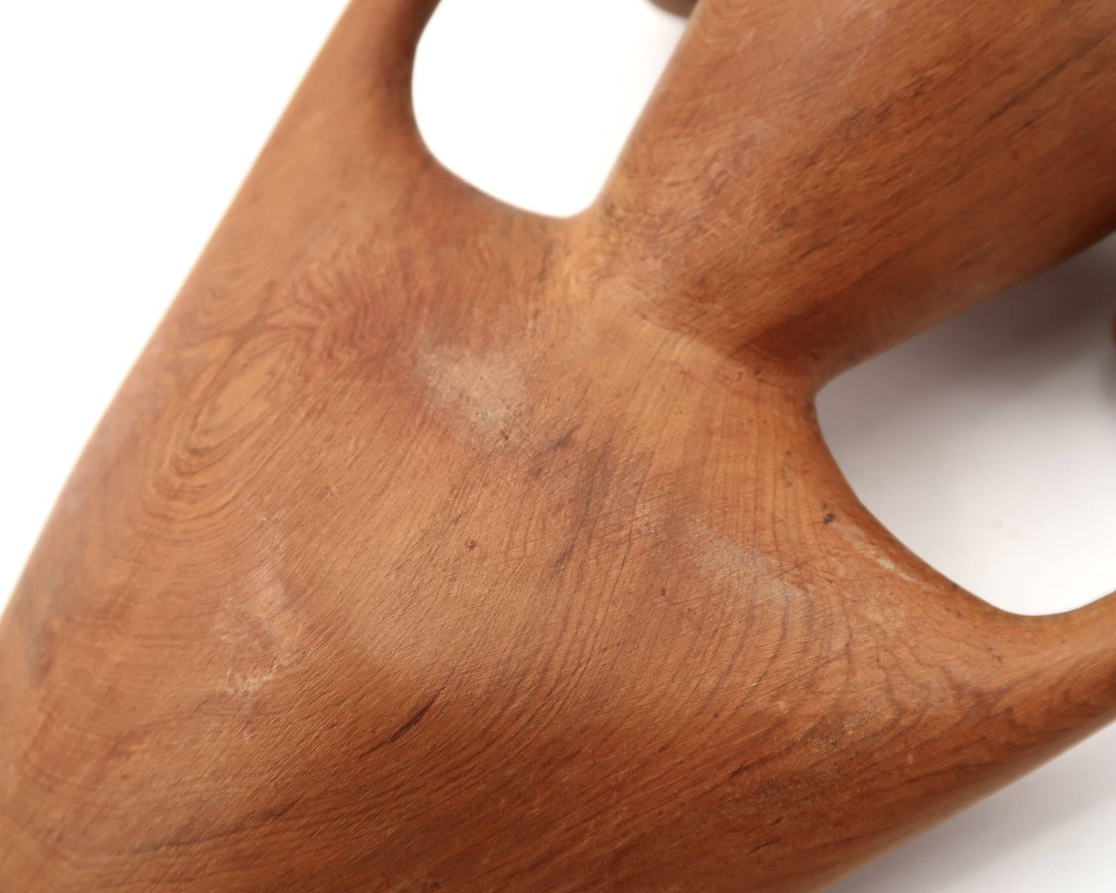 Vase amphore en bois à suspendre, style bohémien, années 1970 photo vinterior