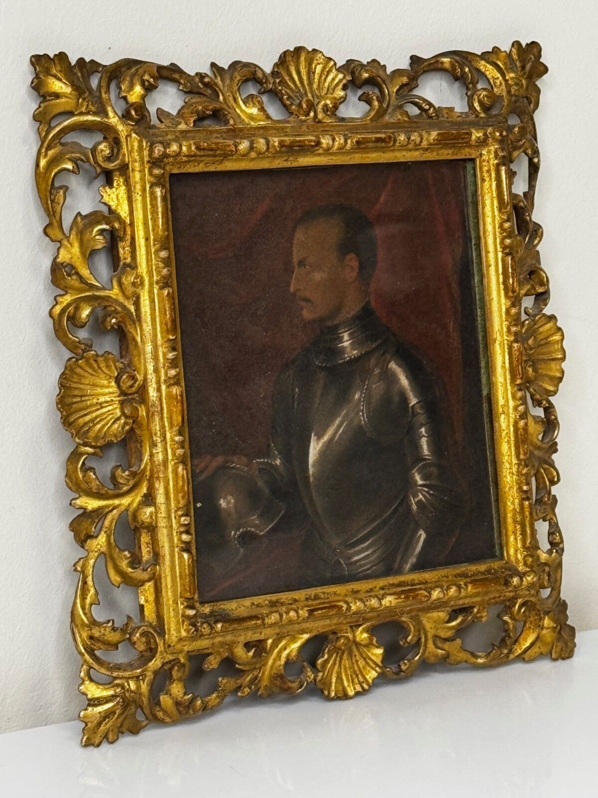 Antiek olieverf portret Ludovico Di Giovanni De' Medici naar Gian Paolo Pace, Detto L'olmo photo for sale