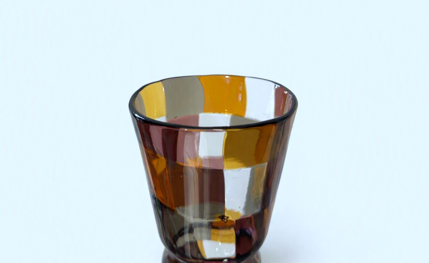 Venini Vaas Van Fulvio Bianconi Mod. Pezzato ' Istanbul ' 1950 / Zuurstempel Mod. 4402 photo Woonaccessoires