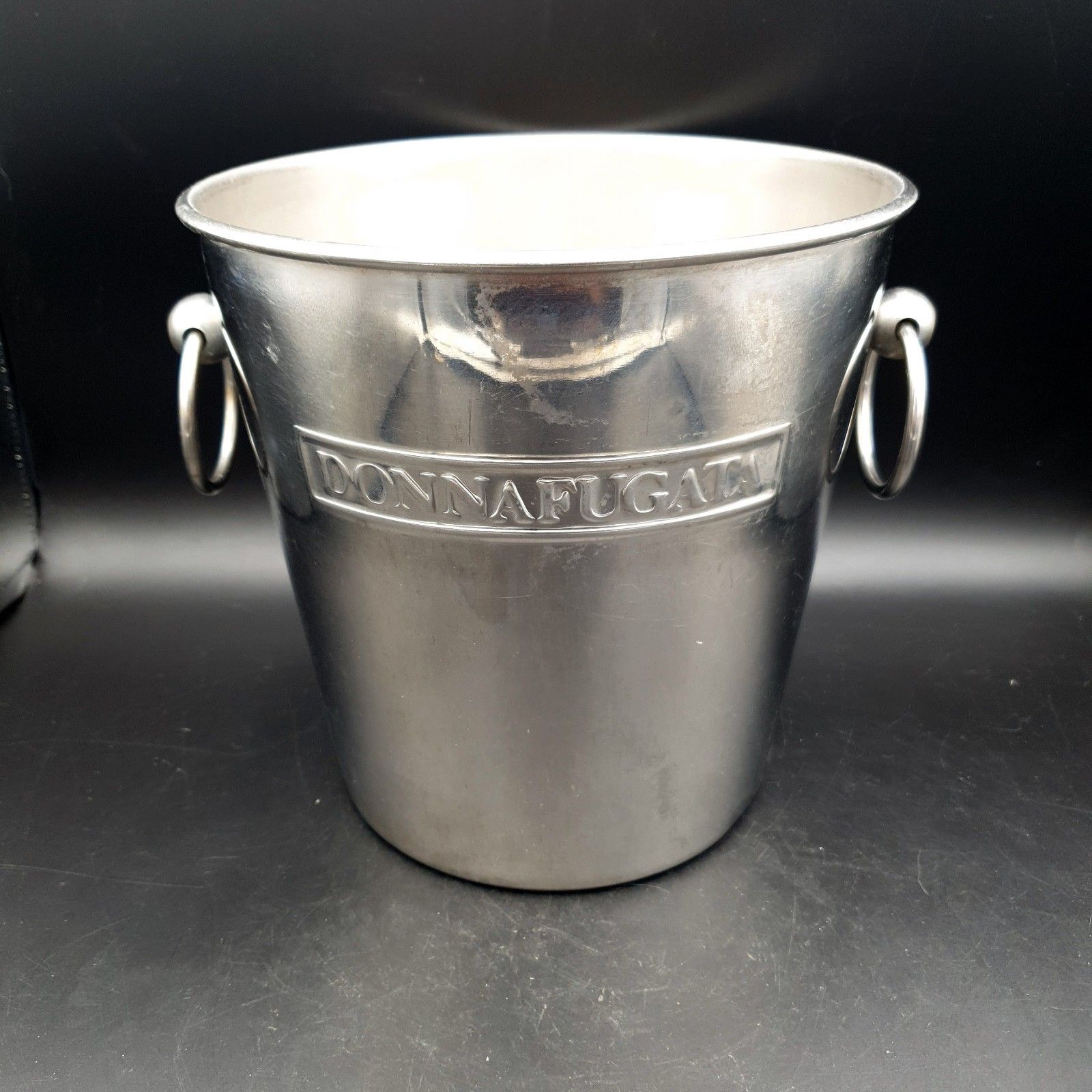 Zeldzame champagne-ijsemmer Donnafugata Italiaans mousserende wijnen merk H22cm x D23cm