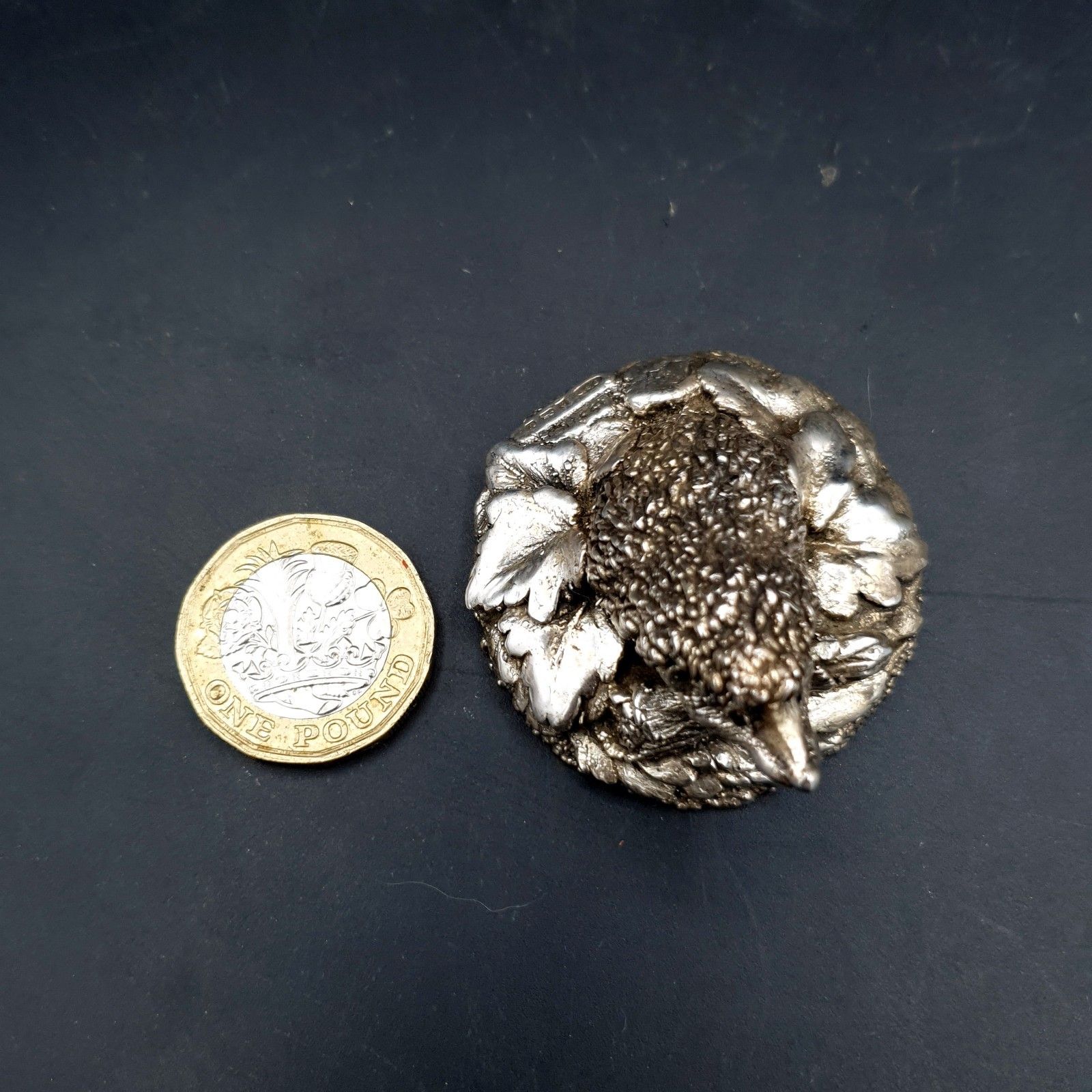 65.0 Country Artists Sterling Silver Filled Hedgehog Hallmarked Birmingham 1994 photo