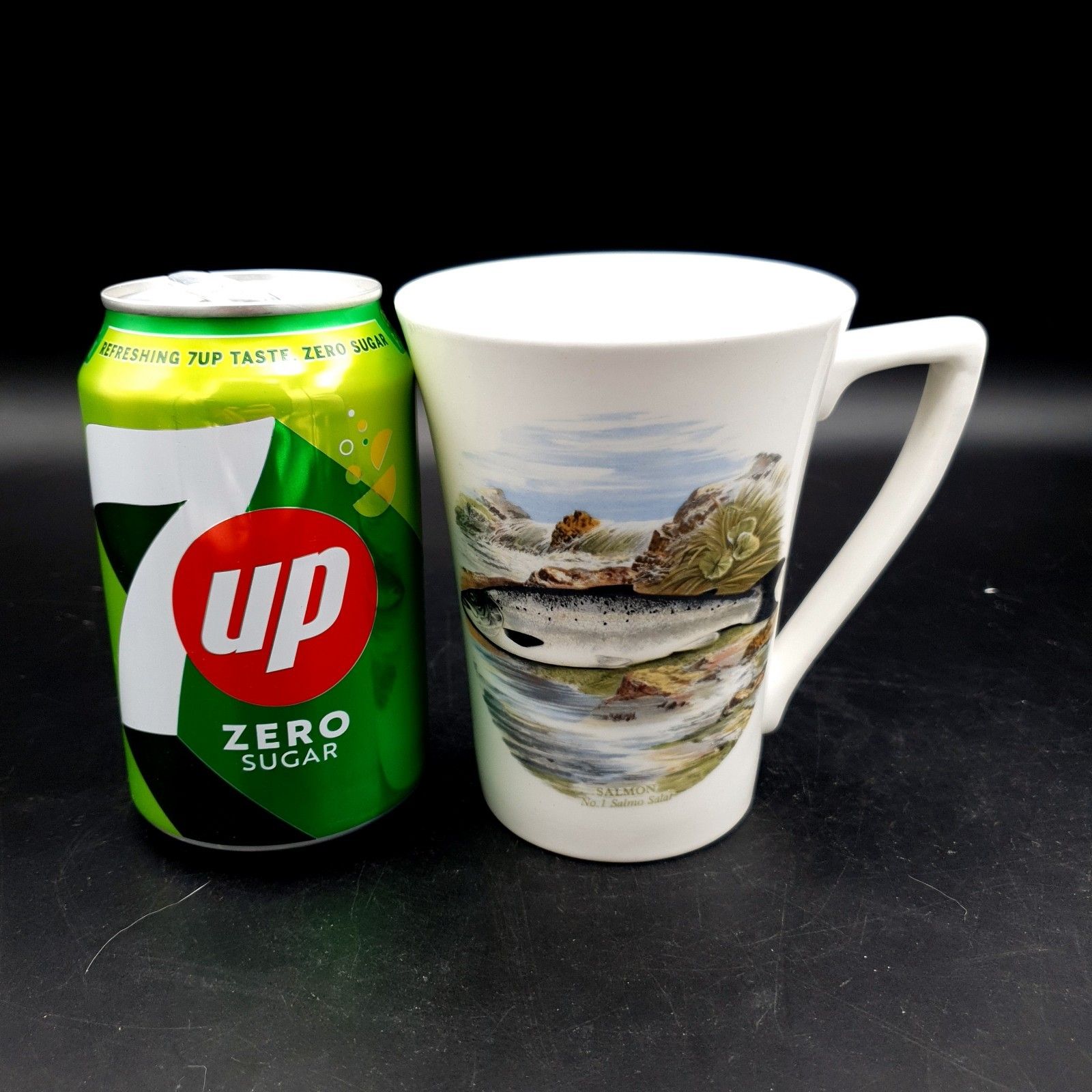 photo for sale Portmeirion Compleat Angler Fern Salmon No.1 Salmo Salar Mug Scarce Fishing