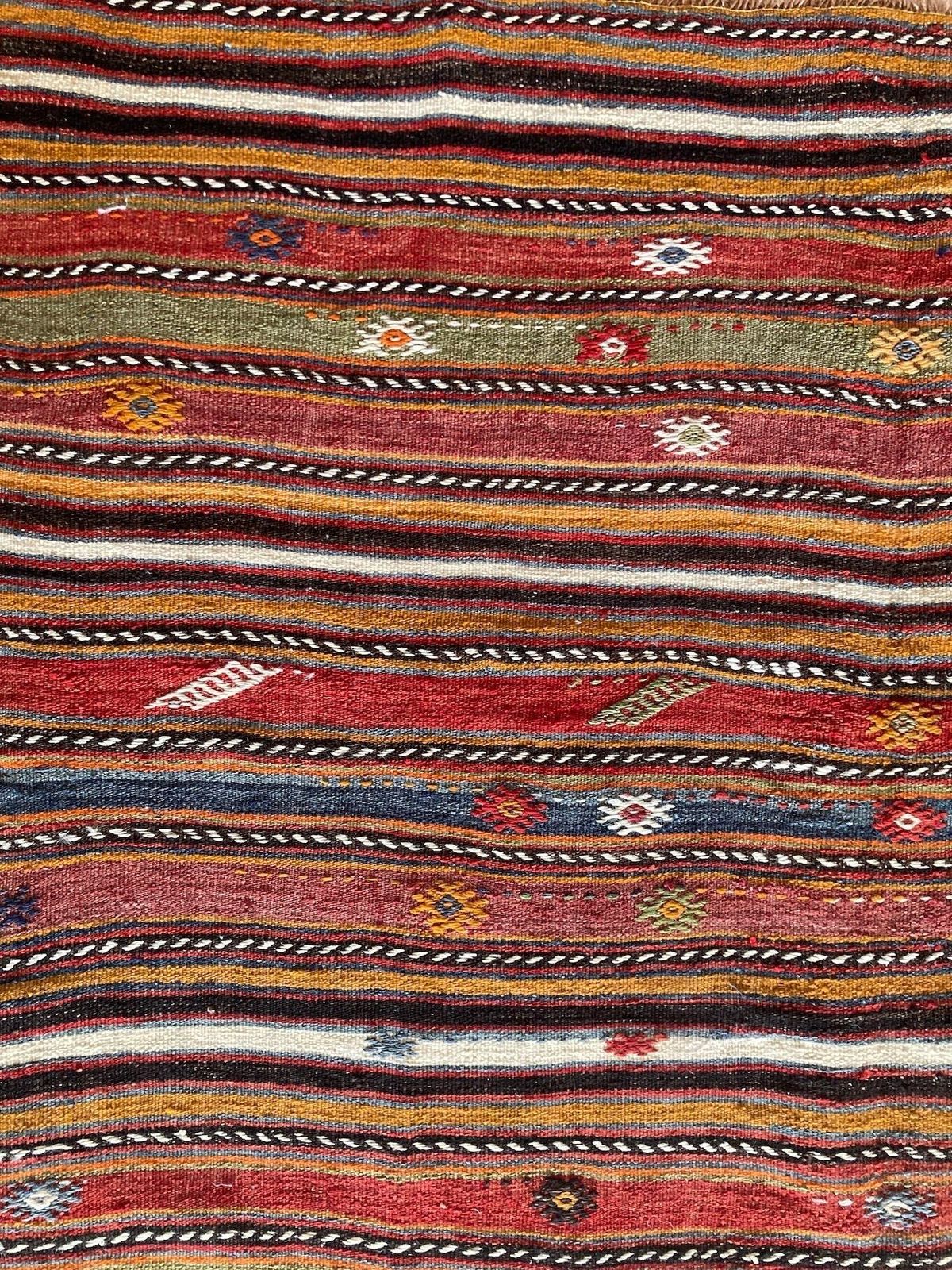 490.0 Vintage Anatolian Kilim 1.77m X 1.70m photo