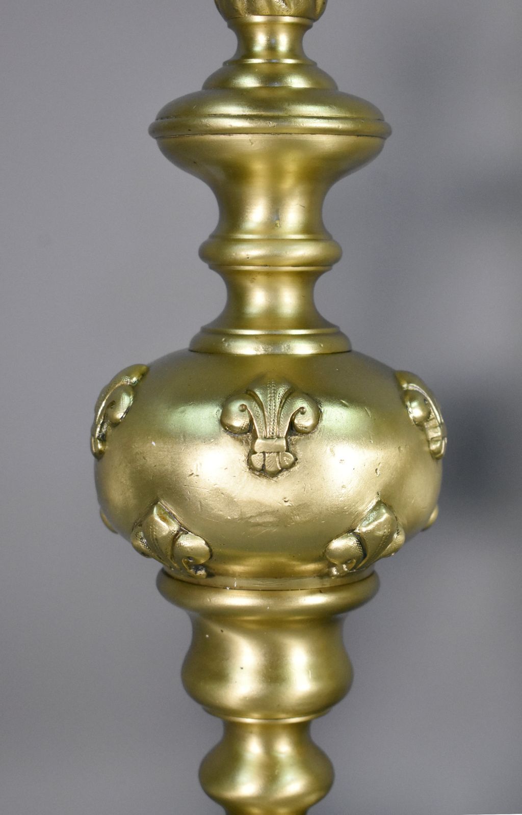 Paar Franse bronzen vuurbokken Napoleon III, begin 19e eeuw photo 1200.0