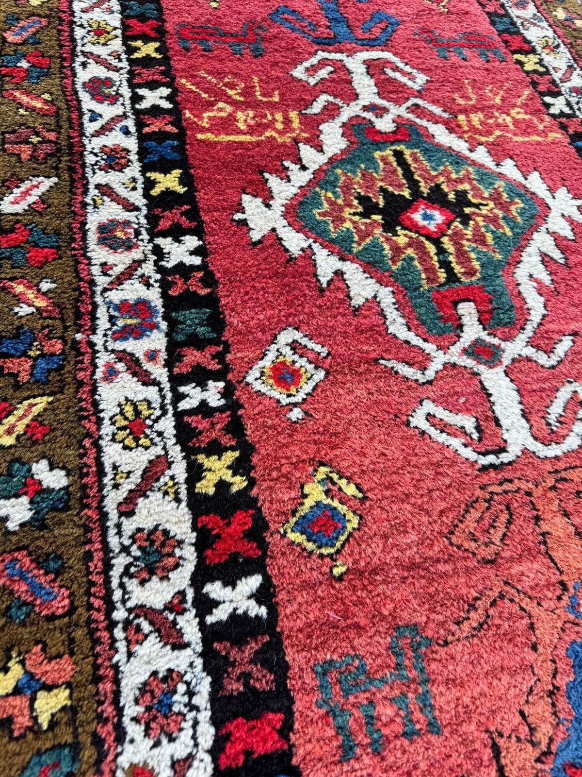 photo buy Antique Heriz Runner 3.62m X 0.95m