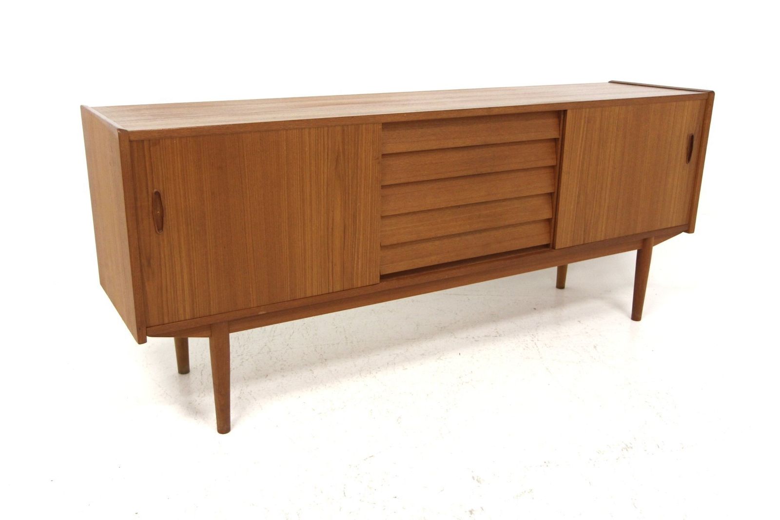 Enfilade scandinave en teck par Nils Jonsson pour Troeds, Suède, 1960