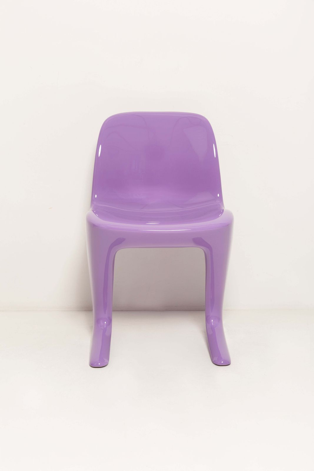 Two Blue Lilac Violet Kangaroo Chairs Designed By Ernst Moeckl, Germany, 1968 photo vinterior