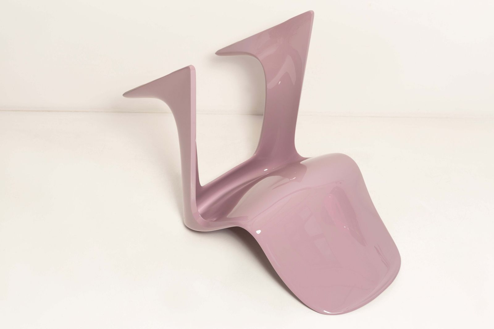 Four Pastel Violet Kangaroo Chairs  Designed By Ernst Moeckl, Germany, 1968 photo buy