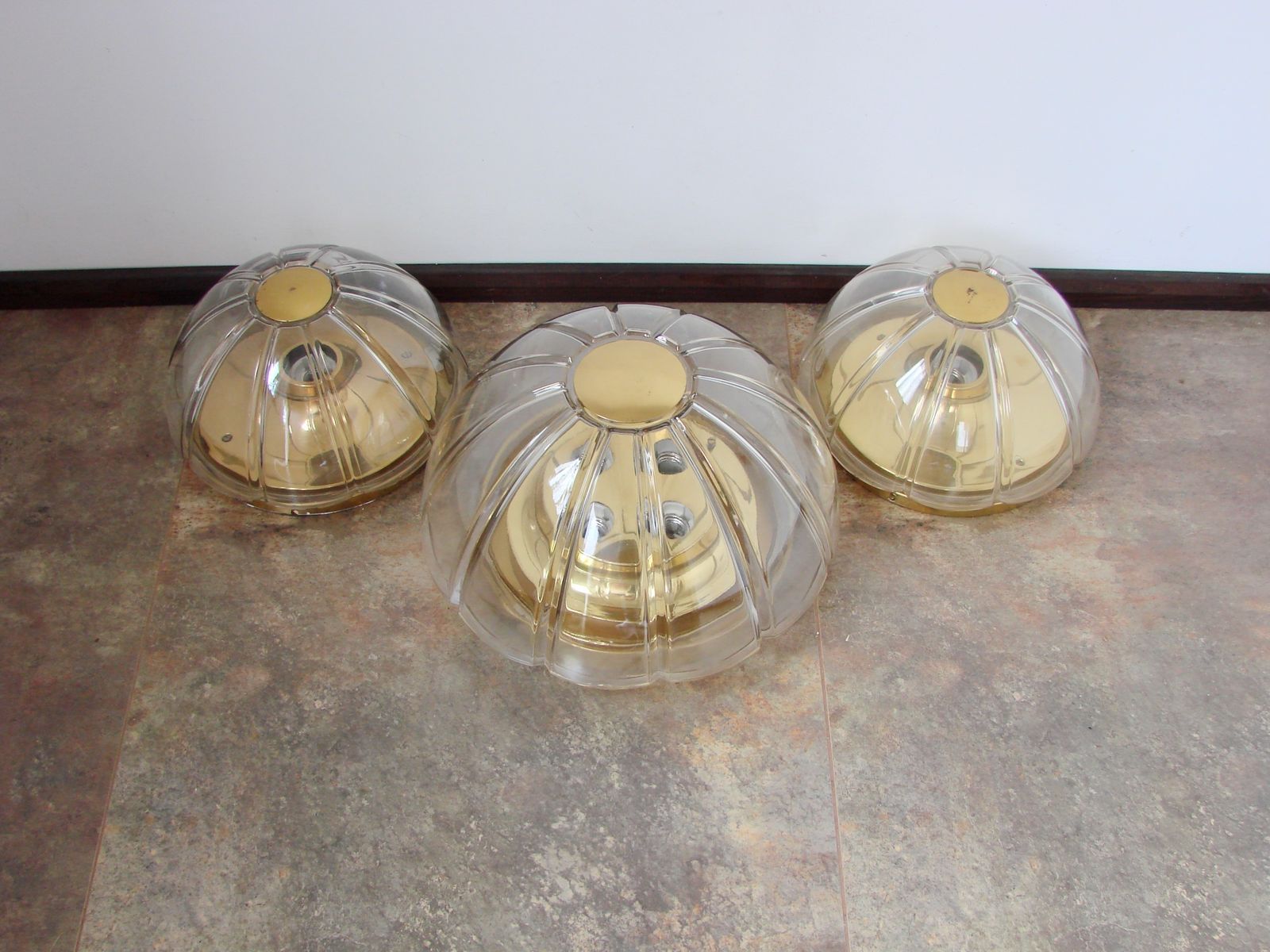 Set Of 3 Limburg Lamps – 2 Wall Lights And A Ceiling Light, Germany, 1970s. photo furniture