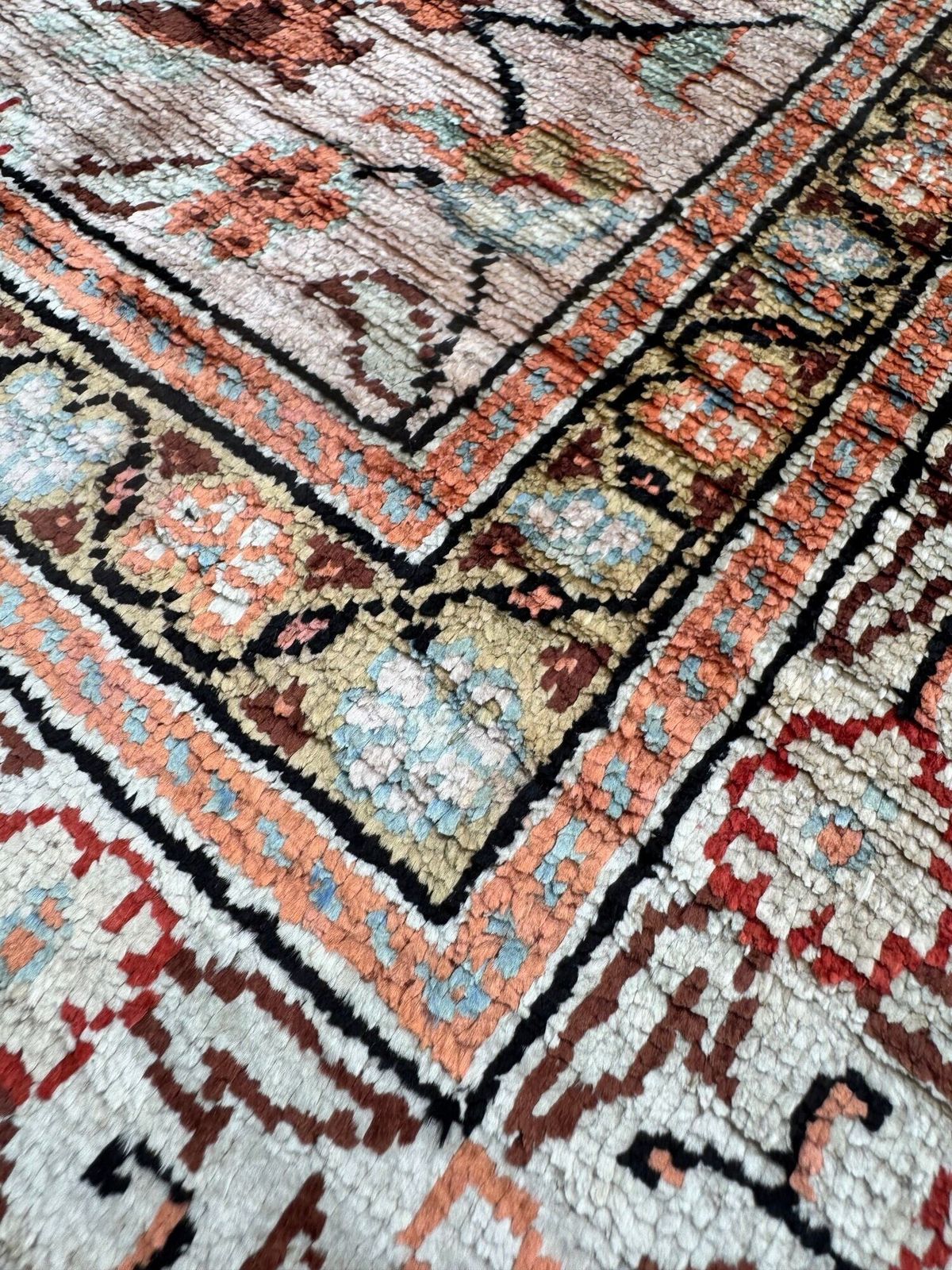 photo for sale Vintage Turks zijden Kayseri-tapijt 2,14 m x 1,39 m