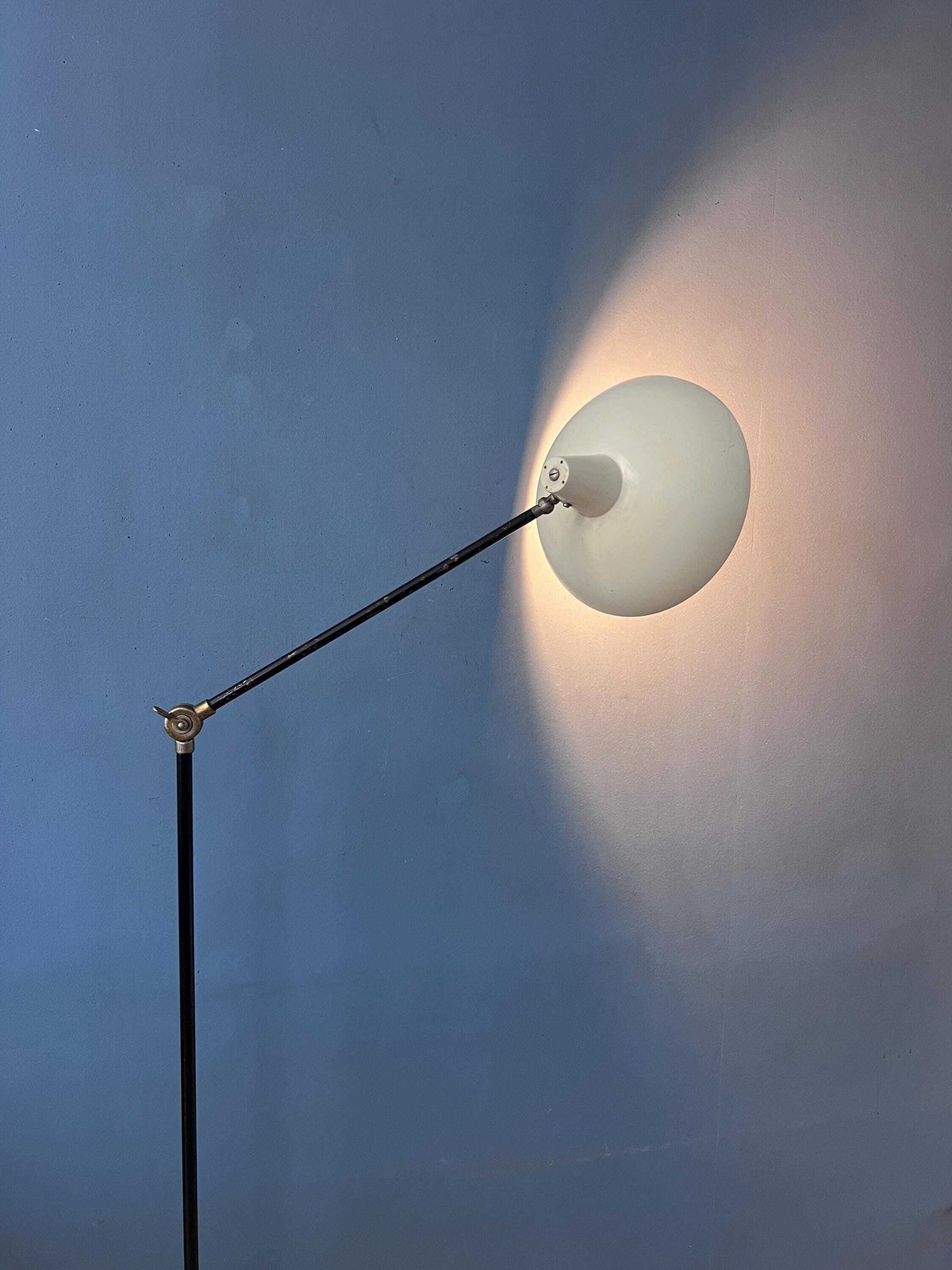 White Vintage Anvia Floor Lamp By J.J.M. Hoogervorst photo 801.0