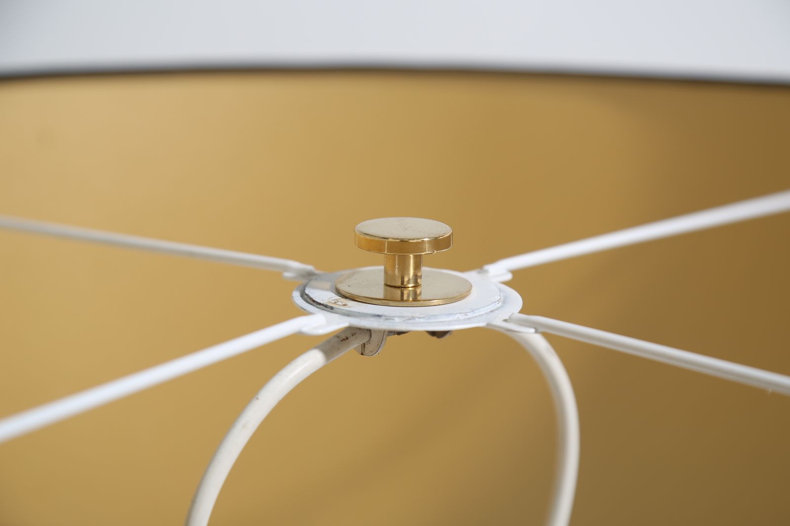 Lampadaire vintage en laiton, modèle G 025, par Alf Svensson et Yngvar Sandström pour Bergbom, années 1960 photo vintage